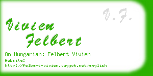 vivien felbert business card